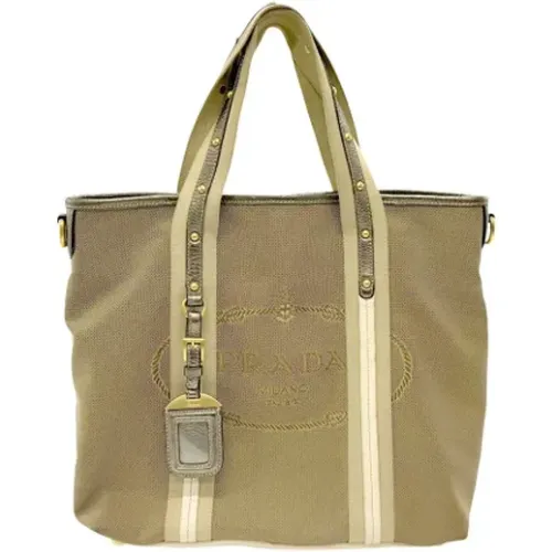 Pre-owned Canvas prada-bags , female, Sizes: ONE SIZE - Prada Vintage - Modalova