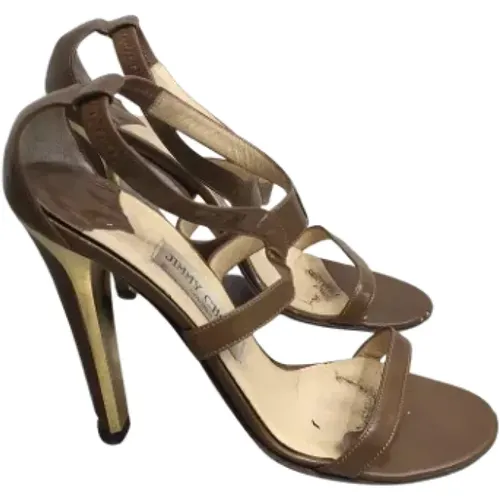 Pre-owned Leder sandals - Jimmy Choo Pre-owned - Modalova