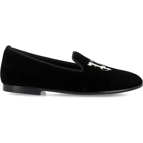 Monogram Slip-On Shoes , female, Sizes: 4 UK, 3 UK - Palm Angels - Modalova