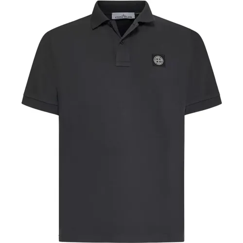 Graue T-Shirts und Polos , Herren, Größe: M - Stone Island - Modalova