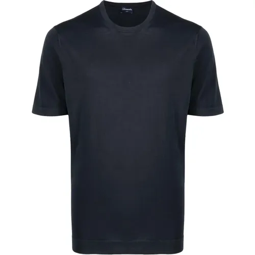 T-shirts and Polos , male, Sizes: 3XL, M, S - Drumohr - Modalova