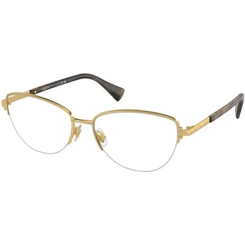 Gold Frame Glasses , unisex, Sizes: 56 MM - Ralph Lauren - Modalova