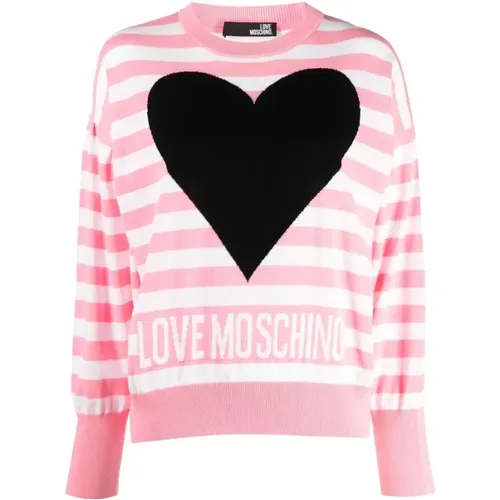 Sweatshirts , Damen, Größe: XS - Love Moschino - Modalova