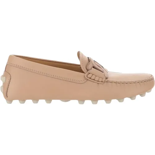 Leder Kette Loafers Damen , Damen, Größe: 40 EU - TOD'S - Modalova