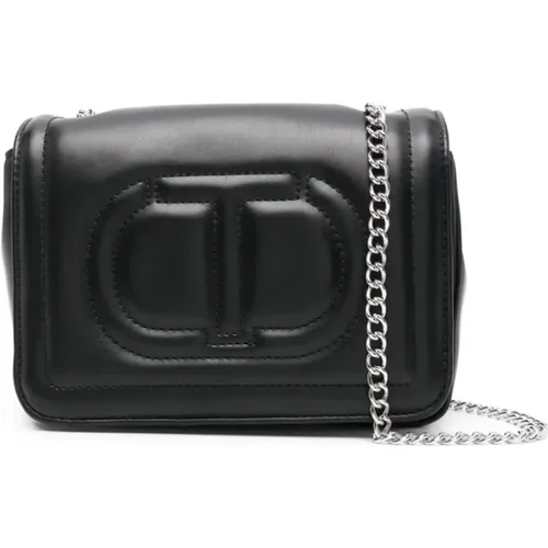 Shoulder Bag Smooth Grain , female, Sizes: ONE SIZE - Twinset - Modalova