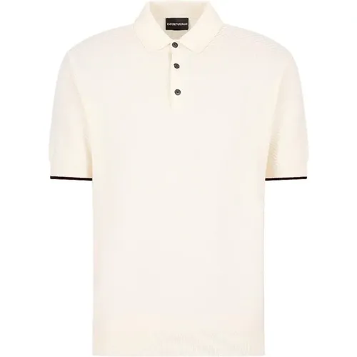 Short Sleeve Polo Shirt 3D1Mxm-1Mpgz , male, Sizes: M - Emporio Armani - Modalova