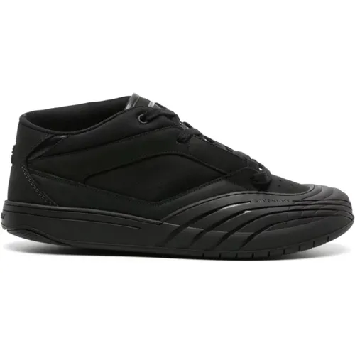 Leather Sneakers with Logo Detail , male, Sizes: 6 UK, 8 UK, 10 UK, 7 UK, 9 UK - Givenchy - Modalova