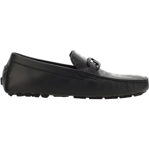 Leather Loafer Shoes Ss22 , male, Sizes: 6 UK - Fendi - Modalova