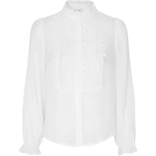 Feminine Blouse with Embroidered Details , female, Sizes: L, XL - Lollys Laundry - Modalova