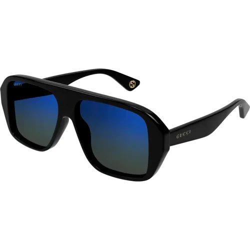 Blue Sunglasses Gg1615S , male, Sizes: 57 MM - Gucci - Modalova