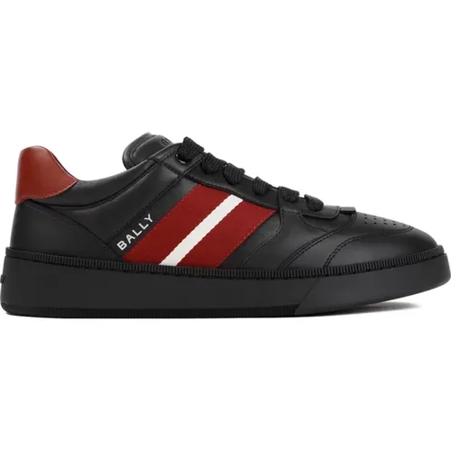 Schwarze Ledersneakers , Herren, Größe: 39 EU - Bally - Modalova