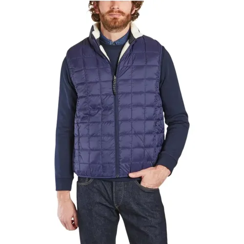 Sleeveless reversible fleece jacket , male, Sizes: S - Taion - Modalova