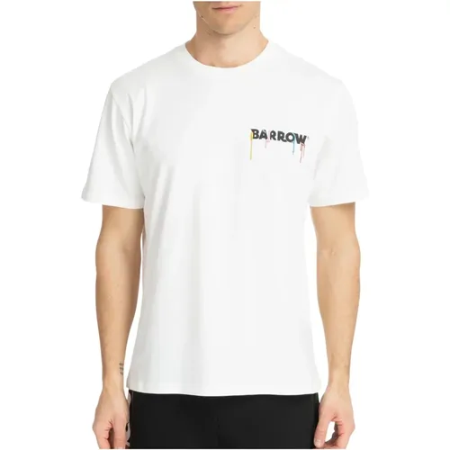 Off- Jersey T-Shirt Unisex , Herren, Größe: M - Barrow - Modalova