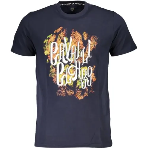 Bedrucktes Logoshirt , Herren, Größe: M - Cavalli Class - Modalova