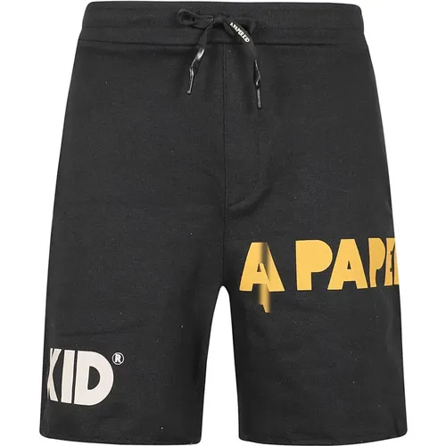 Unisex Sweatshorts , male, Sizes: M, L - A Paper Kid - Modalova