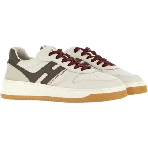 Nappa Leder Sneakers mit Memory Foam , Herren, Größe: 42 1/2 EU - Hogan - Modalova