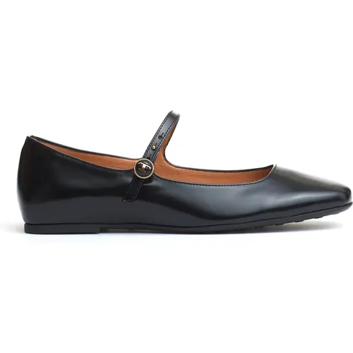 Leather Ballerina Shoes , female, Sizes: 4 1/2 UK, 7 UK, 3 1/2 UK, 5 1/2 UK - TOD'S - Modalova