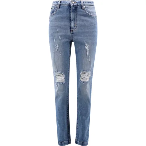 High Waist Slim-fit Jeans Aw23 , female, Sizes: 2XS - Dolce & Gabbana - Modalova