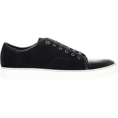 Dbb1 Suede And Patent Leather Sneakers , male, Sizes: 12 UK, 11 UK - Lanvin - Modalova