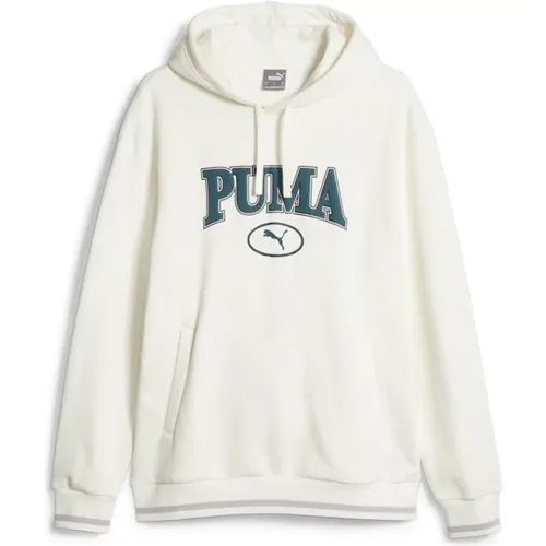 Logo Hoodie - Weiß , Herren, Größe: XS - Puma - Modalova