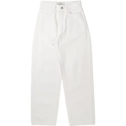 Boyfriend pantalone in denim in bianco sporco , female, Sizes: XS, M - Studio Nicholson - Modalova