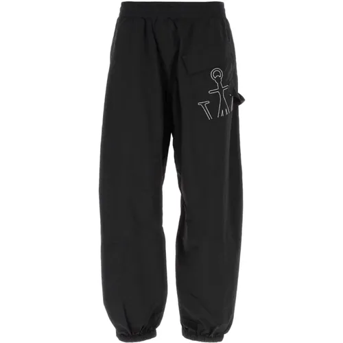 Schwarze Nylon-Jogger - Stilvoll und bequem , Herren, Größe: S - JW Anderson - Modalova