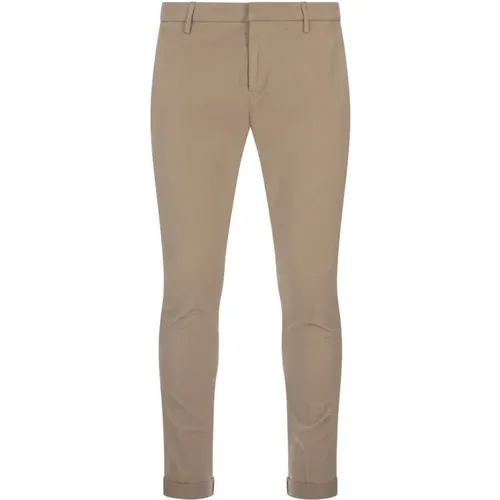 Slim Chino Trousers , male, Sizes: W31, W33, W35, W34, W36 - Dondup - Modalova