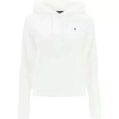 Besticktes Logo Regular Fit Hoodie , Damen, Größe: S - Polo Ralph Lauren - Modalova