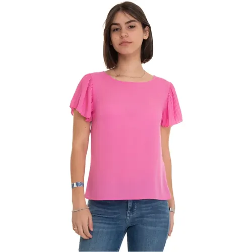 Stylish Women`s T-Shirt , female, Sizes: S, L, XL, M - Liu Jo - Modalova