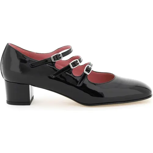 Patent Leather Mary Jane Shoes , female, Sizes: 4 UK, 5 UK, 7 UK - Carel - Modalova