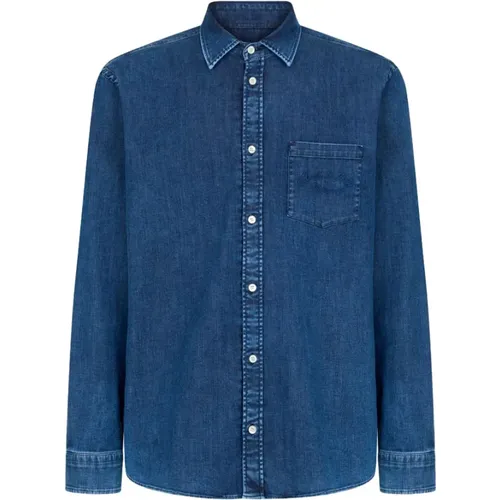 Denim Shirt - Uc336R Ds0259U HB9 , male, Sizes: M - Dondup - Modalova