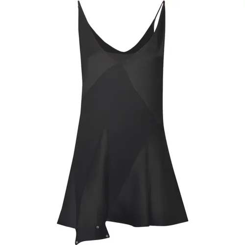 Panelled Satin Dress , female, Sizes: 2XS - Maison Margiela - Modalova
