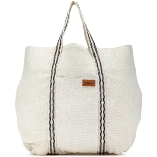 Pre-owned Stoff totes , Damen, Größe: ONE Size - Chloé Pre-owned - Modalova