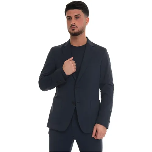 Slim-Fit Deconstructed Jacket , male, Sizes: M, XL - Boss - Modalova