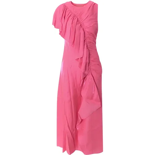 Draped Long Dress Aw23 , female, Sizes: XS, 2XS - Ulla Johnson - Modalova