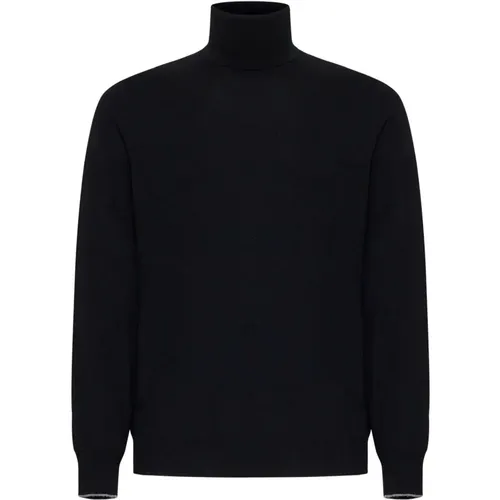 Schwarze Pullover für Männer - BRUNELLO CUCINELLI - Modalova