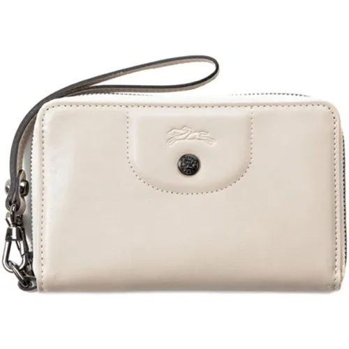 Portafoglio Compatto Gesso , female, Sizes: ONE SIZE - Longchamp - Modalova