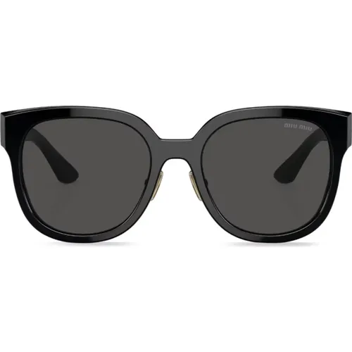 Sunglasses with Original Case , female, Sizes: 55 MM - Miu Miu - Modalova