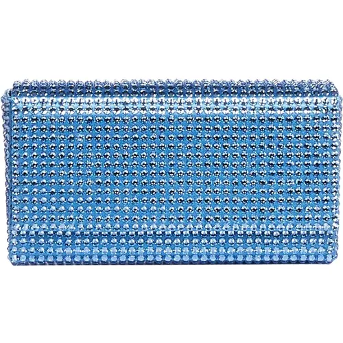 Women`s Bags Clutches Aw23 , female, Sizes: ONE SIZE - Amina Muaddi - Modalova