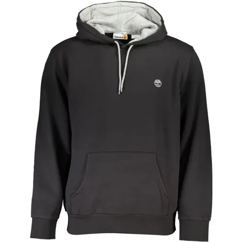 Schlankes Kapuzen-Fleece-Sweatshirt - Schwarz , Herren, Größe: M - Timberland - Modalova