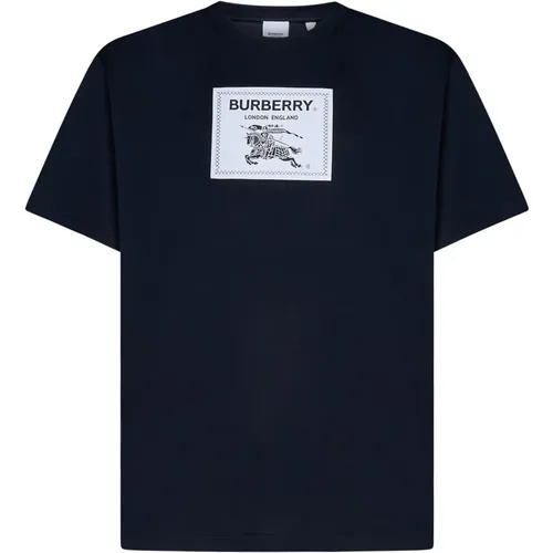 Herren Ripp-Crewneck T-Shirt - Burberry - Modalova