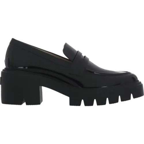 Polished Leather Loafers , female, Sizes: 3 1/2 UK, 4 1/2 UK, 5 UK, 5 1/2 UK - Stuart Weitzman - Modalova