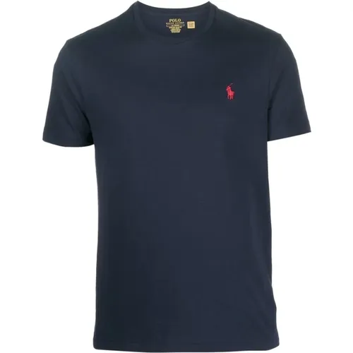 T-shirt with Red Pony Logo , male, Sizes: S, XL, L - Polo Ralph Lauren - Modalova