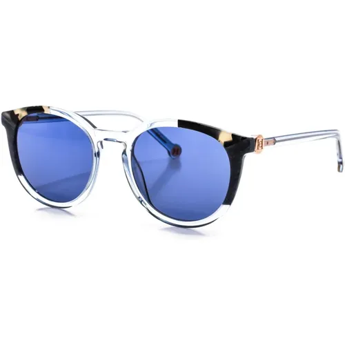 Quadratische Acetat-Sonnenbrille mit hochwertigen Gläsern,Quadratische Acetat-Sonnenbrille Ch0053S - Carolina Herrera - Modalova