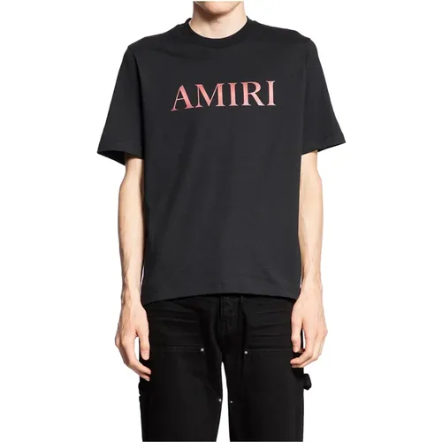 T-Shirt mit Verlauf-Logo Amiri - Amiri - Modalova