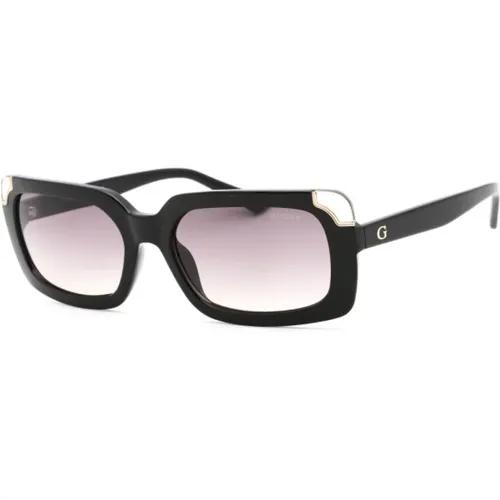 Schwarze Kunststoff-Sonnenbrille für Frauen - Guess - Modalova