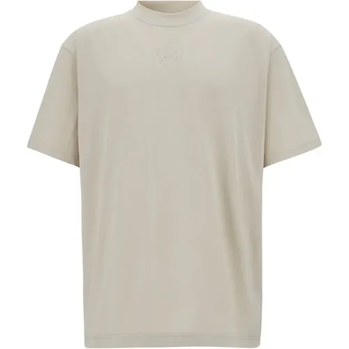 Weißes Logo T-Shirt , Herren, Größe: L - 44 Label Group - Modalova