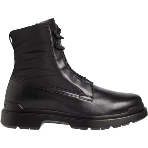 Stylish Leather Ankle Boots , male, Sizes: 11 UK, 6 UK, 7 UK, 8 UK - Calvin Klein - Modalova