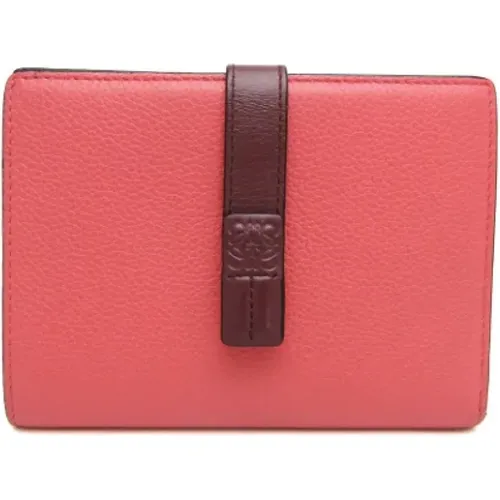 Pre-owned Leather wallets , female, Sizes: ONE SIZE - Loewe Pre-owned - Modalova