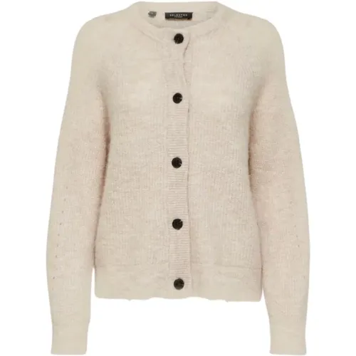 Slflulu Cardigan , Damen, Größe: M - Selected Femme - Modalova